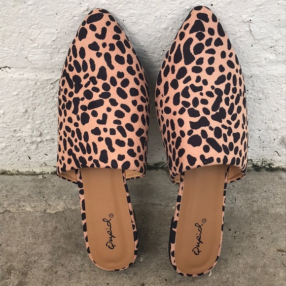 Leopard print mules, Flats - Picture 3 of 8